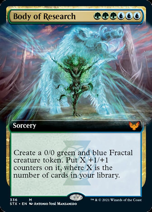 Body of Research (Extended Art) [Strixhaven: School of Mages] [Foil]