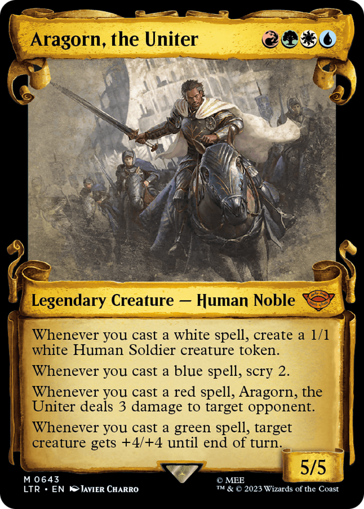 Aragorn, the Uniter [The Lord of the Rings: Tales of Middle-Earth Showcase Scrolls] [Foil]