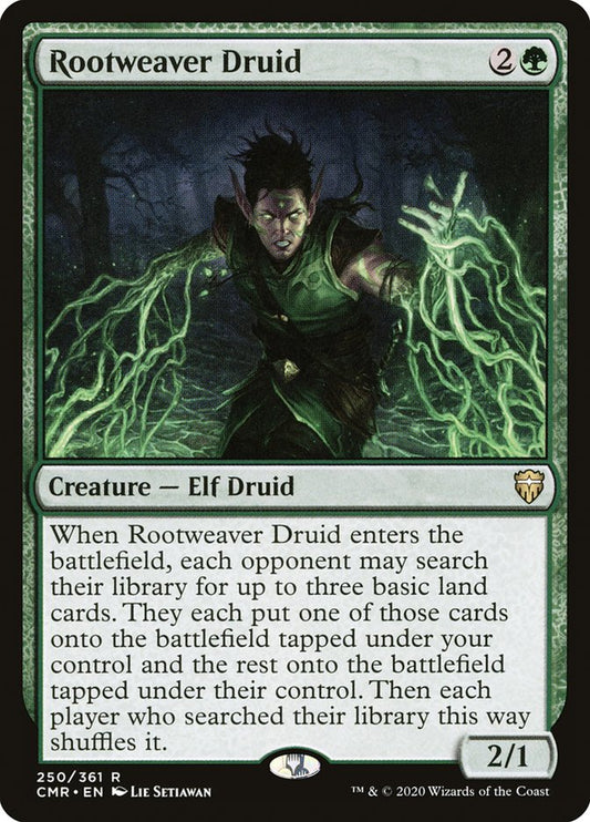 Rootweaver Druid [Commander Legends] [Foil]