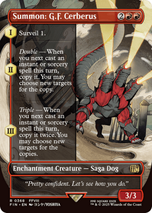 Summon: G.F. Cerberus (Borderless) [FINAL FANTASY] [Foil]