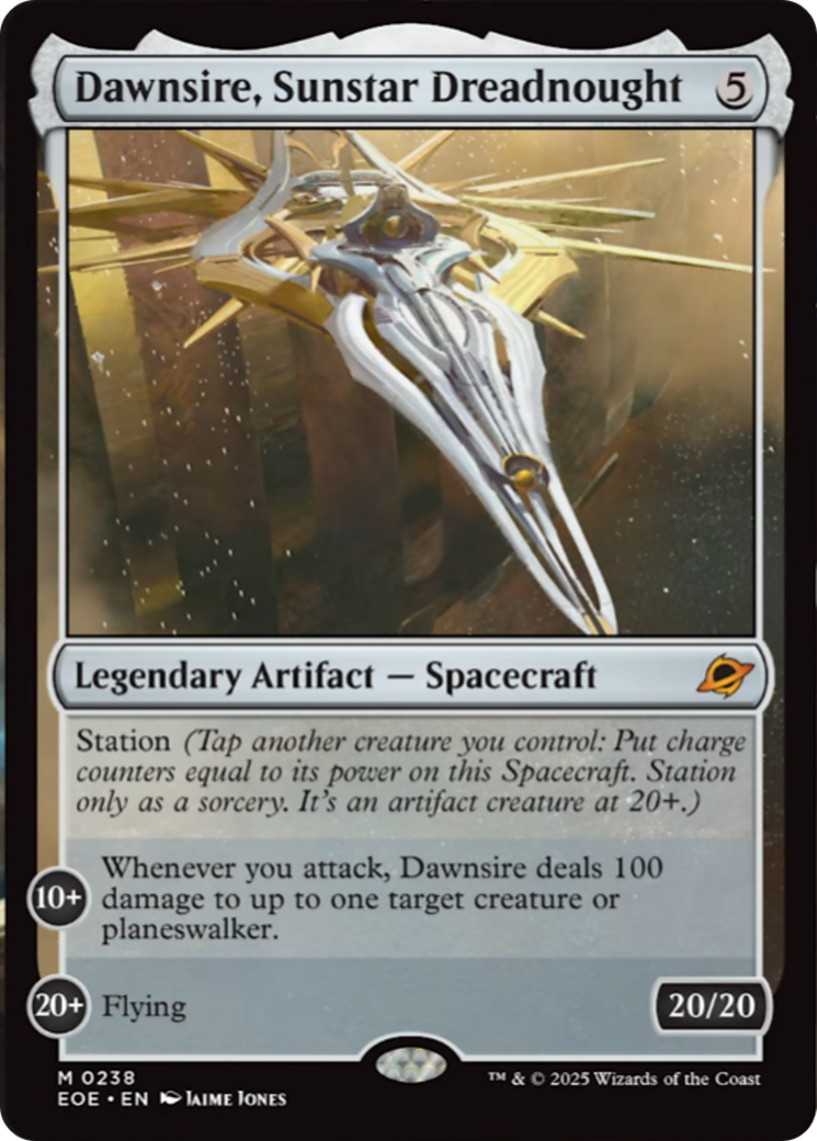 Dawnsire, Sunstar Dreadnought [Edge of Eternities] [Foil]