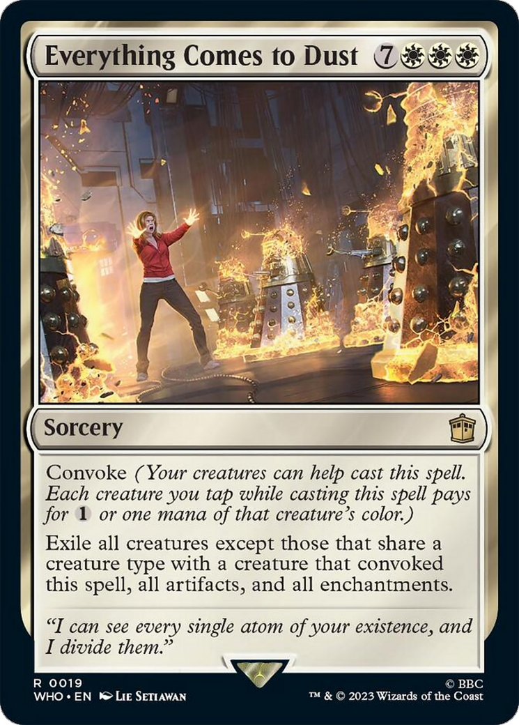 Everything Comes to Dust [Doctor Who] [Foil]
