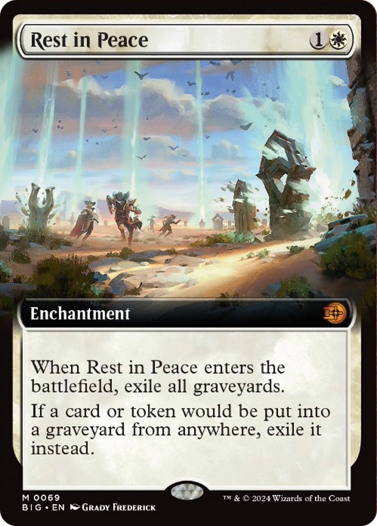 Rest in Peace (Extended Art) [Outlaws of Thunder Junction: The Big Score] [Foil]