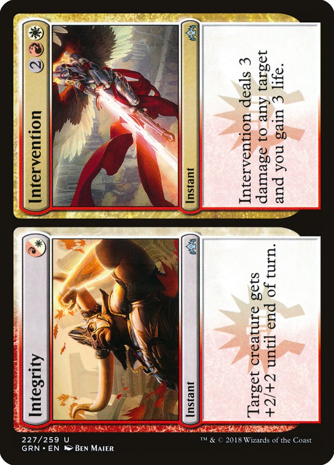 Integrity // Intervention [Guilds of Ravnica] [Foil]