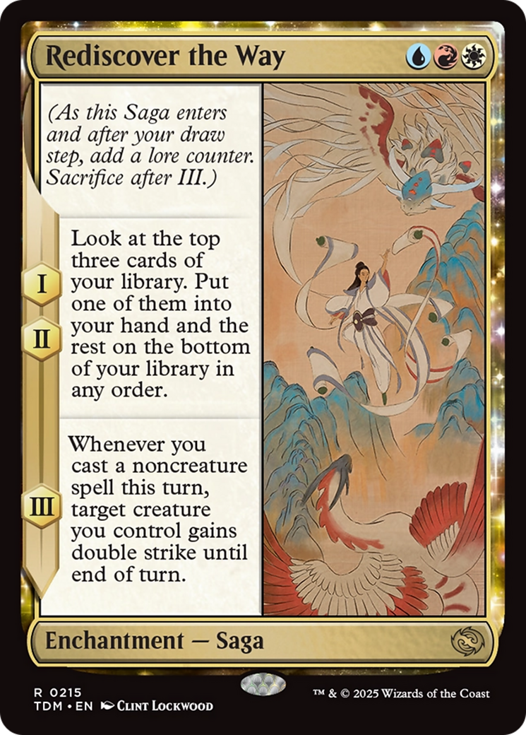 Rediscover the Way [Tarkir: Dragonstorm] [Foil]