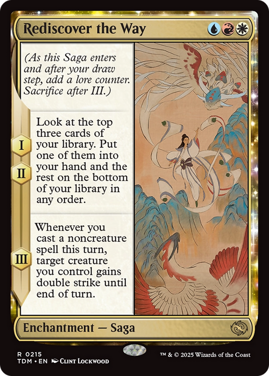 Rediscover the Way [Tarkir: Dragonstorm] [Foil]