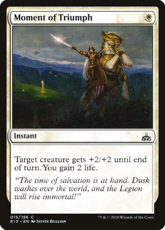 Moment of Triumph [Rivals of Ixalan] [Foil]