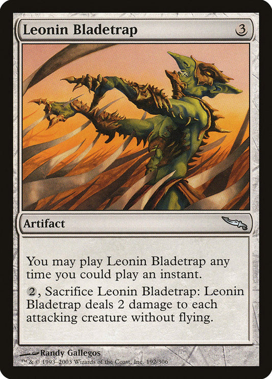 Leonin Bladetrap [Mirrodin] [Foil]