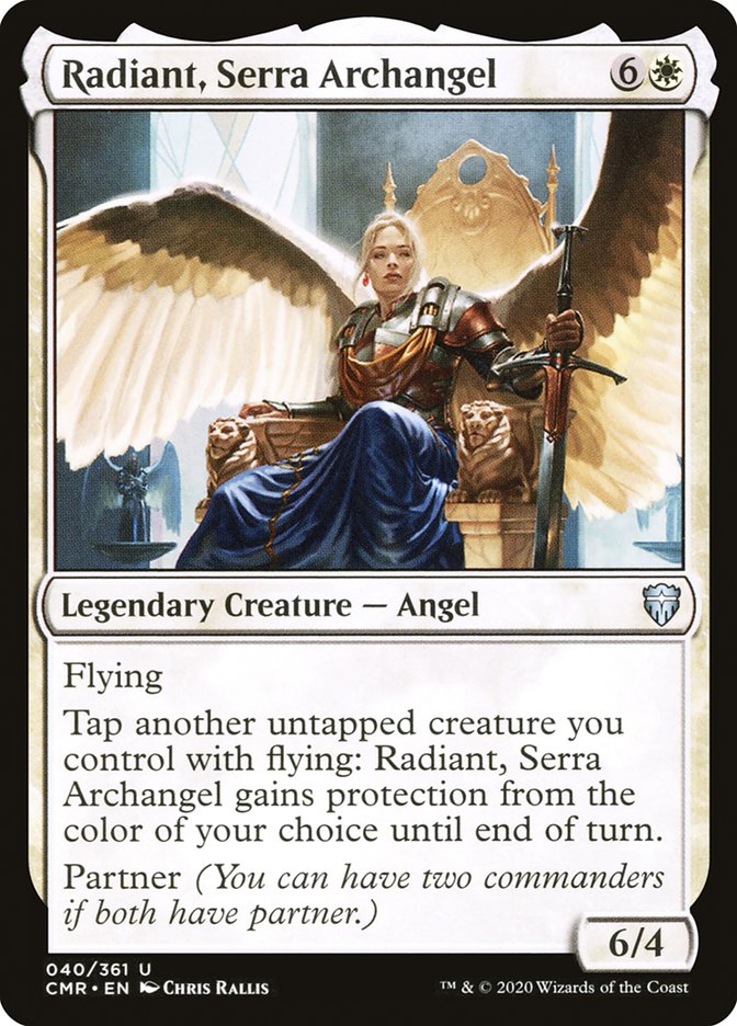 Radiant, Serra Archangel [Commander Legends] [Foil]