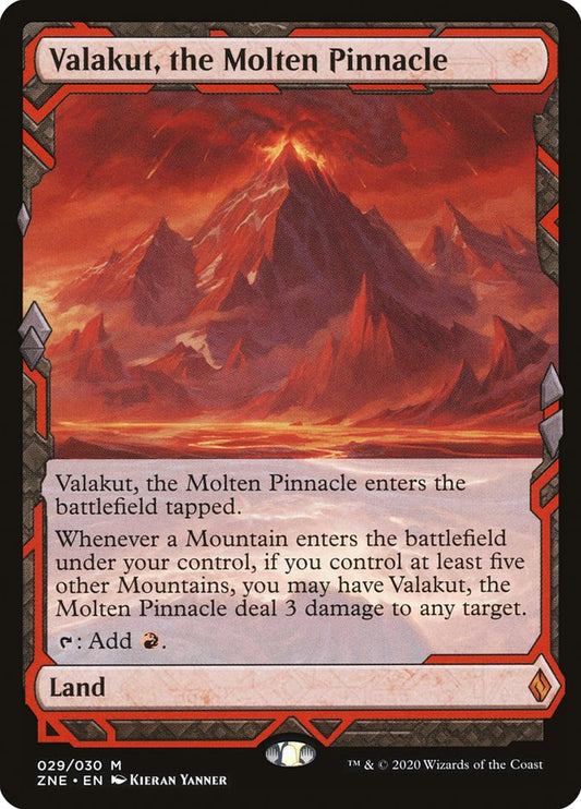 Valakut, the Molten Pinnacle (Expeditions) [Zendikar Rising Expeditions] [Foil]