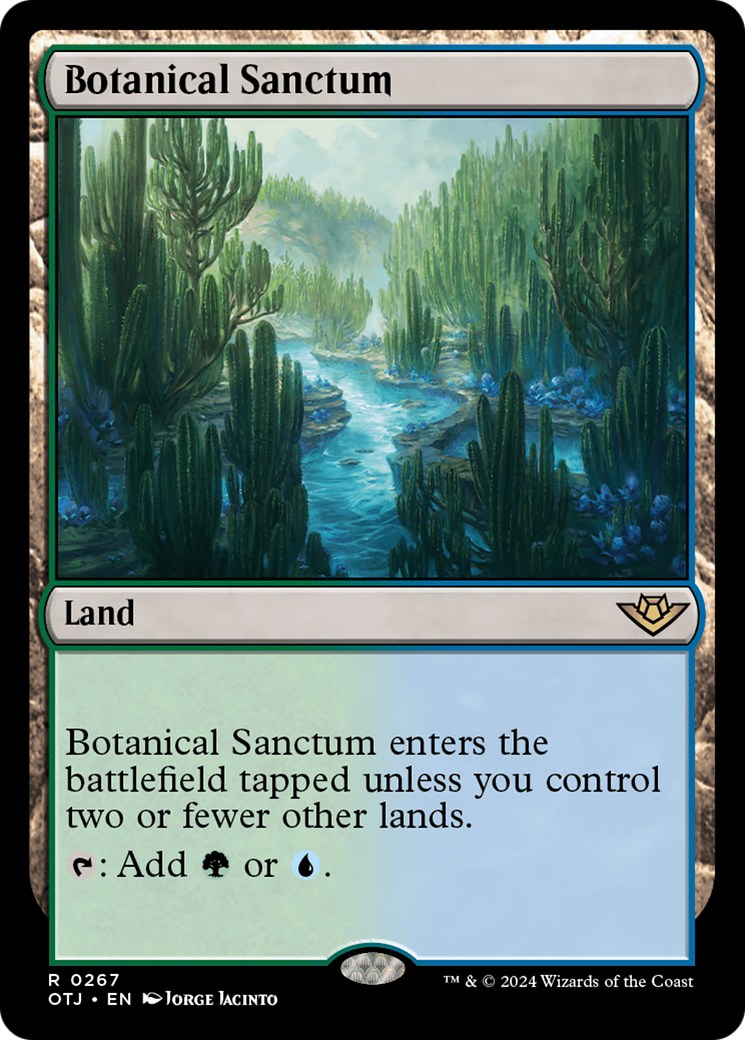 Botanical Sanctum [Outlaws of Thunder Junction] [Foil]