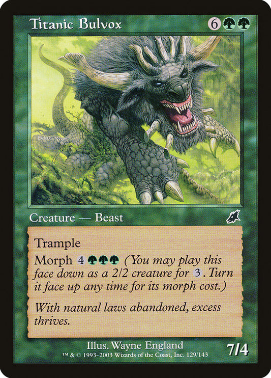 Titanic Bulvox [Scourge] [Foil]