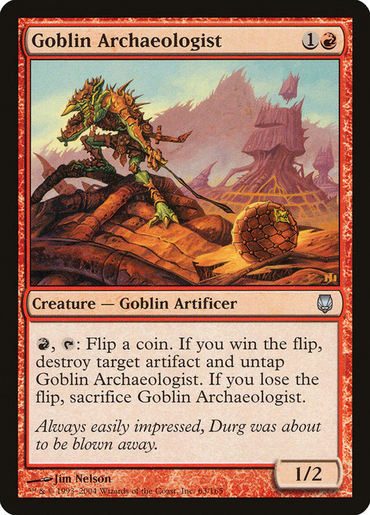 Goblin Archaeologist [Darksteel] [Foil]