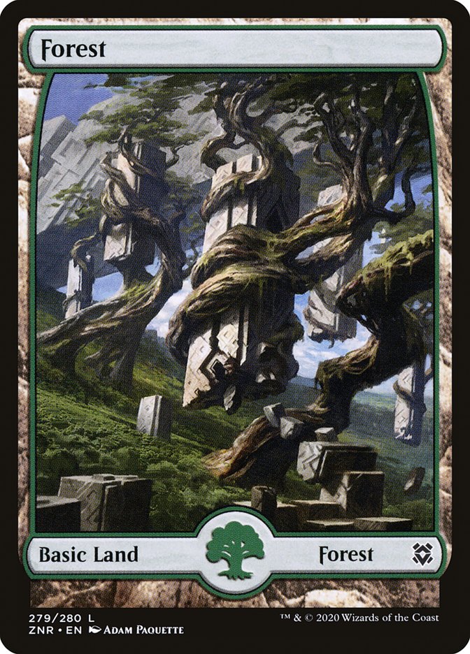 Forest (279) [Zendikar Rising] [Foil]
