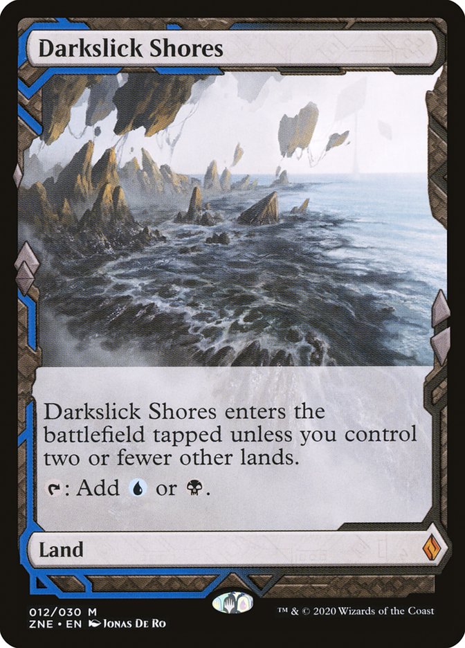 Darkslick Shores (Expeditions) [Zendikar Rising Expeditions] [Foil]