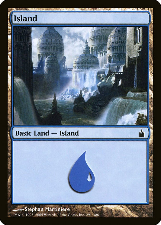 Island (291) [Ravnica: City of Guilds] [Foil]
