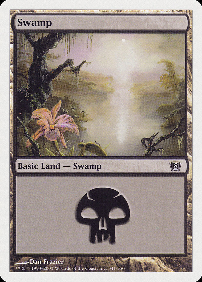 Swamp (341) [Eighth Edition] [Foil]
