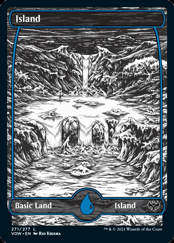 Island (271) [Innistrad: Crimson Vow] [Foil]