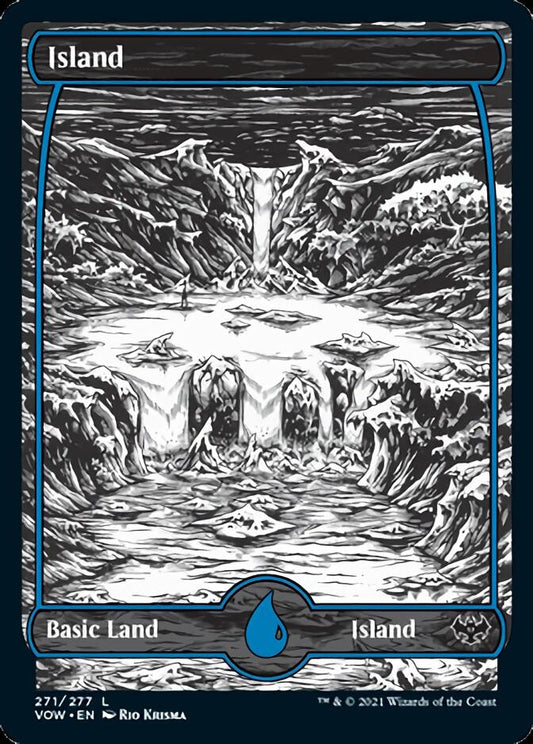 Island (271) [Innistrad: Crimson Vow] [Foil]