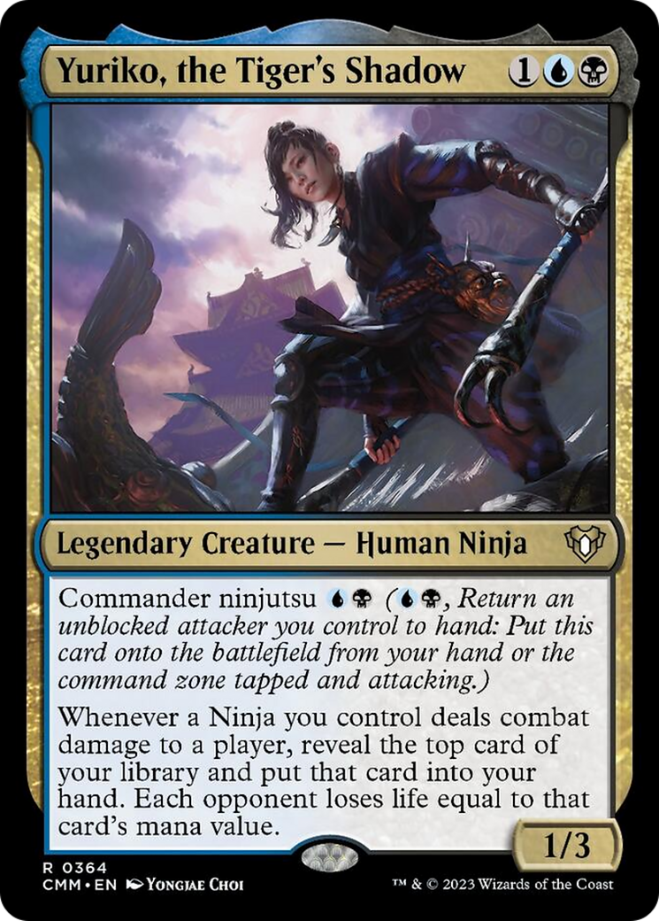 Yuriko, the Tiger's Shadow [Commander Masters] [Foil]