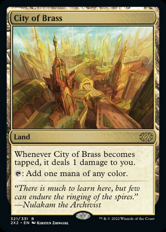 City of Brass [Double Masters 2022] [Foil]