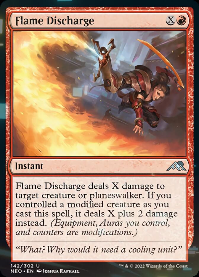 Flame Discharge [Kamigawa: Neon Dynasty] [Foil]