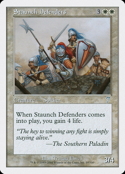 Staunch Defenders [Seventh Edition] [Foil]