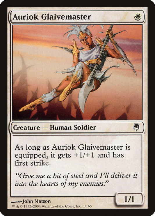 Auriok Glaivemaster [Darksteel] [Foil]