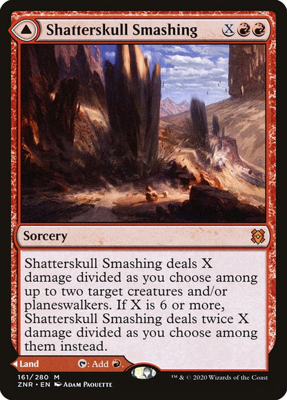 Shatterskull Smashing // Shatterskull, the Hammer Pass [Zendikar Rising] [Foil]