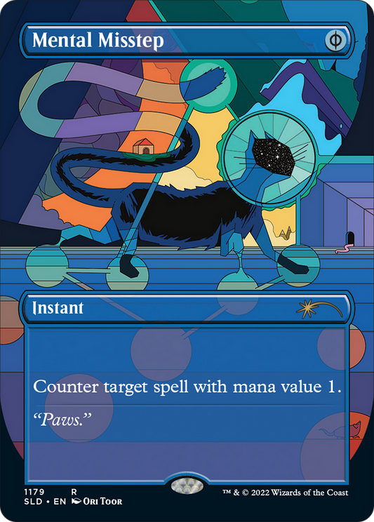 Mental Misstep (Borderless) [Secret Lair Drop Series] [Foil]
