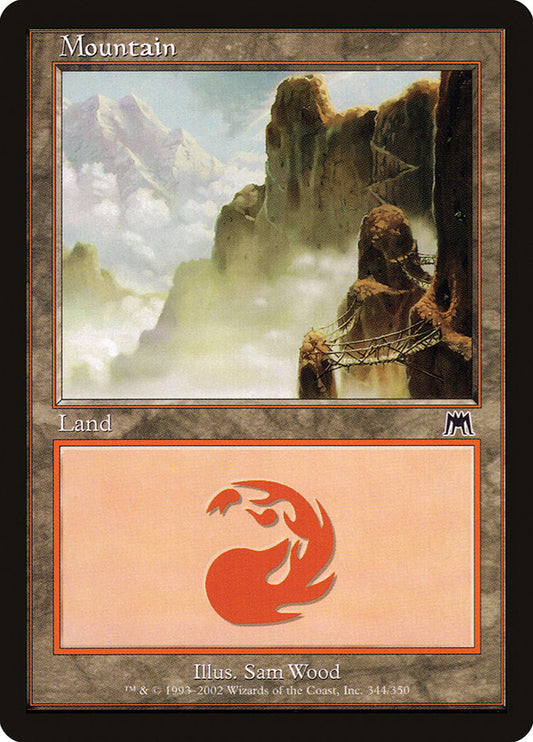Mountain (344) [Onslaught] [Foil]