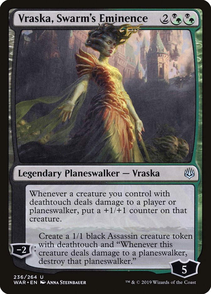 Vraska, Swarm's Eminence [War of the Spark] [Foil]