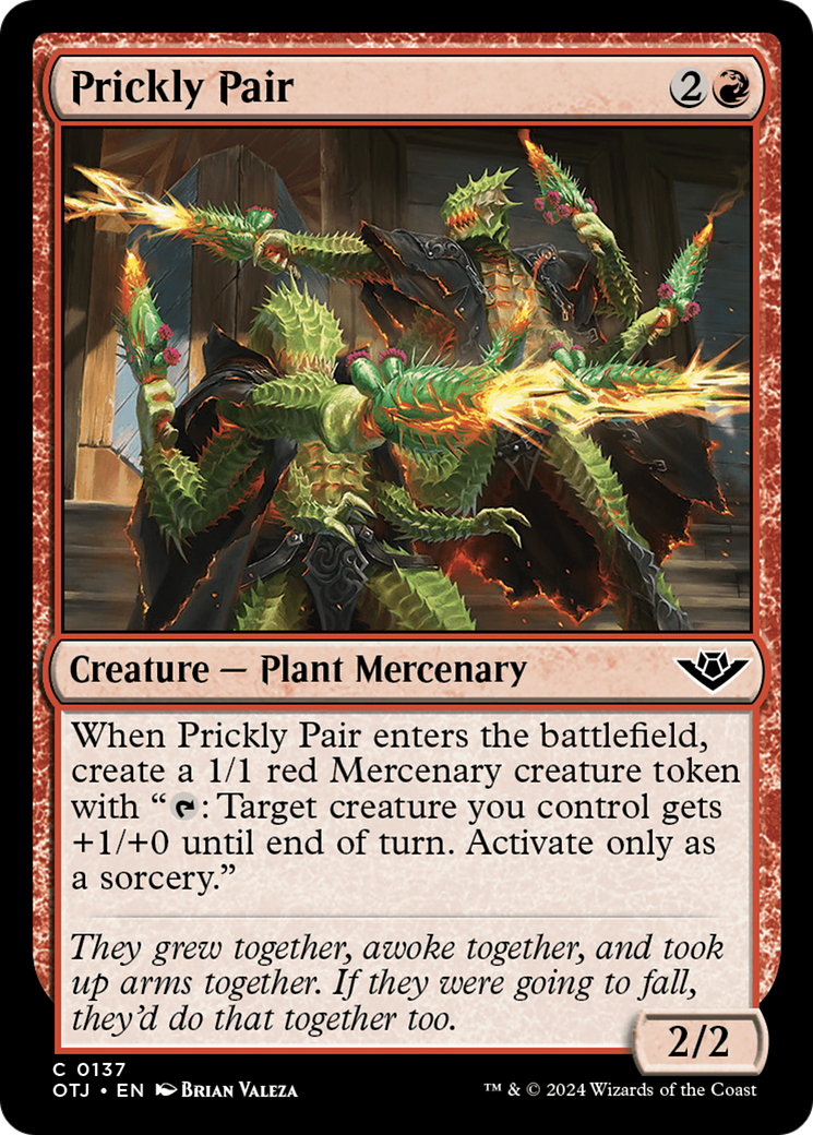 Prickly Pair [Outlaws of Thunder Junction] [Foil]