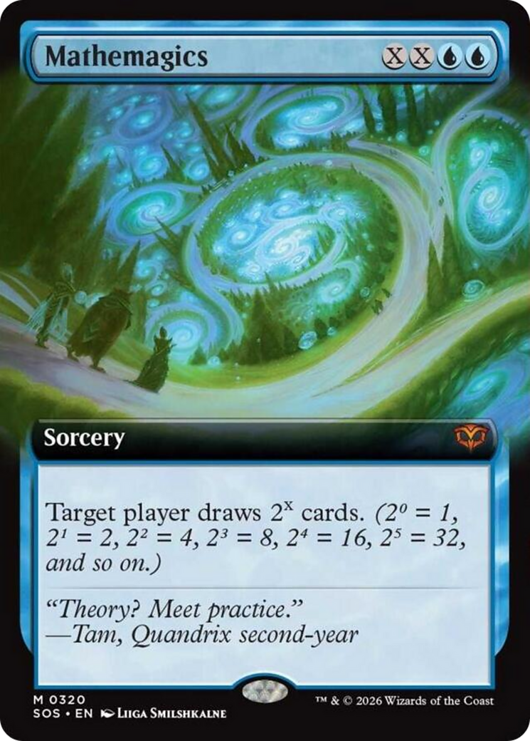 Mathemagics (Extended Art) [Secrets of Strixhaven] [Foil]