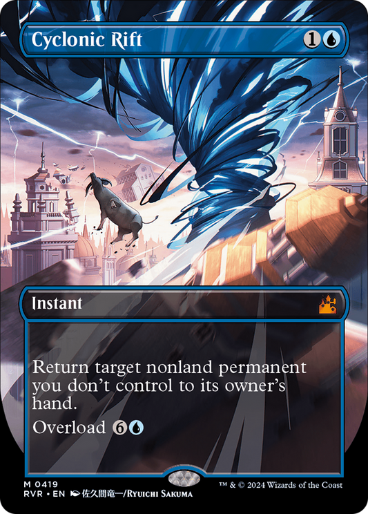 Cyclonic Rift (Anime Borderless) [Ravnica Remastered] [Foil]
