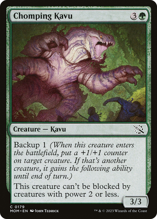 Chomping Kavu [March of the Machine] [Foil]