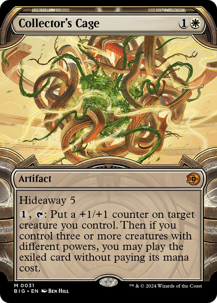 Collector's Cage (Showcase) [Outlaws of Thunder Junction: The Big Score] [Foil]