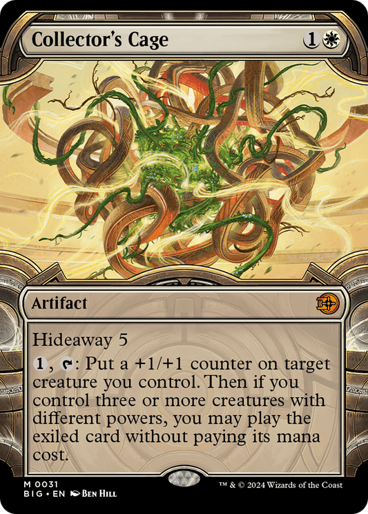 Collector's Cage (Showcase) [Outlaws of Thunder Junction: The Big Score] [Foil]