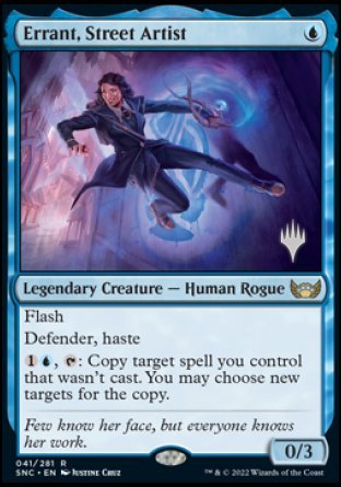 Errant, Street Artist (Promo Pack) [Streets of New Capenna Promos] [Foil]
