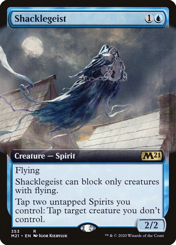 Shacklegeist (Extended Art) [Core Set 2021] [Foil]