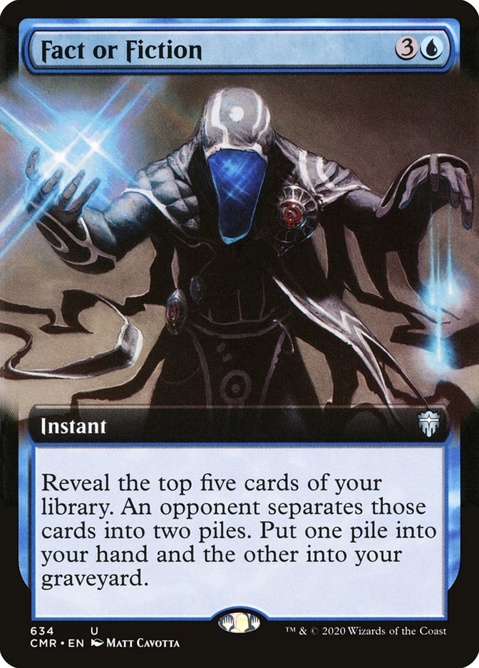 Fact or Fiction (Extended Art) [Commander Legends] [Foil]