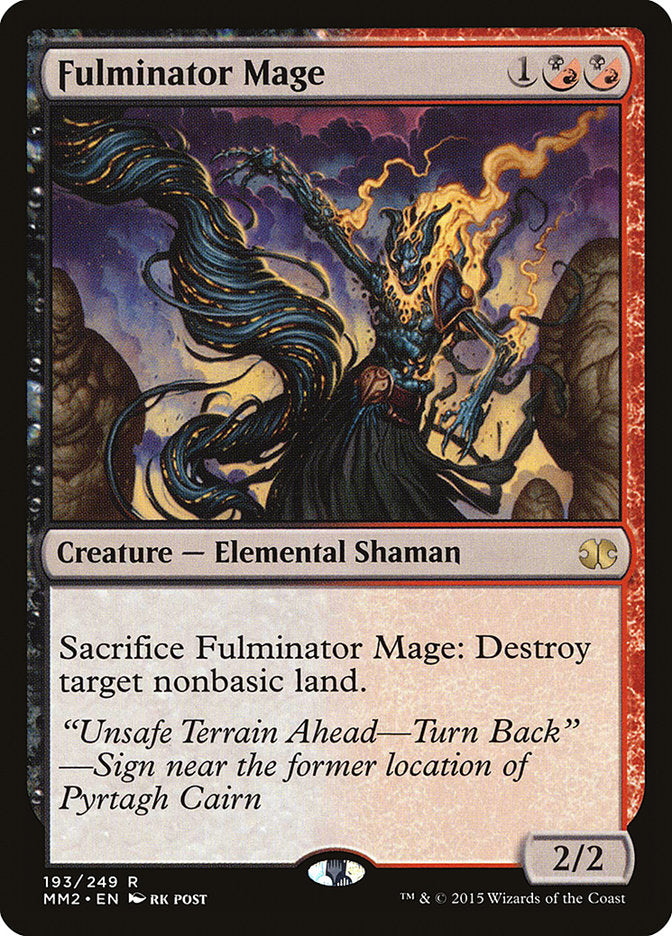 Fulminator Mage [Modern Masters 2015] [Foil]