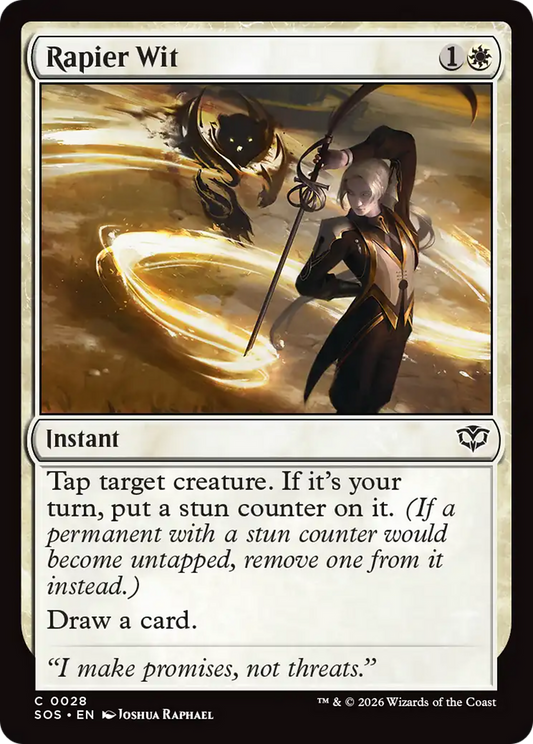 Rapier Wit [Secrets of Strixhaven] [Foil]