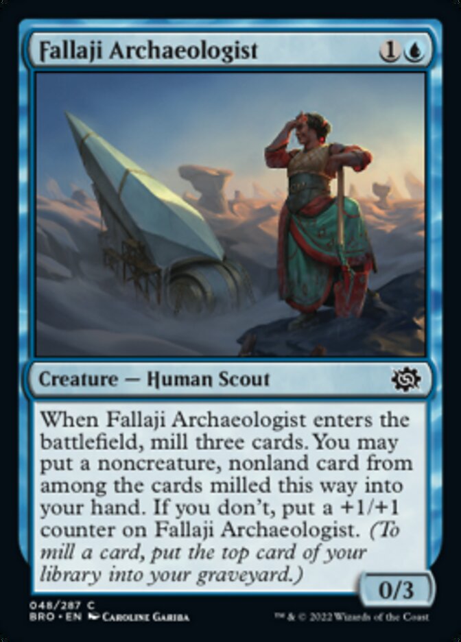 Fallaji Archaeologist [The Brothers' War] [Foil]