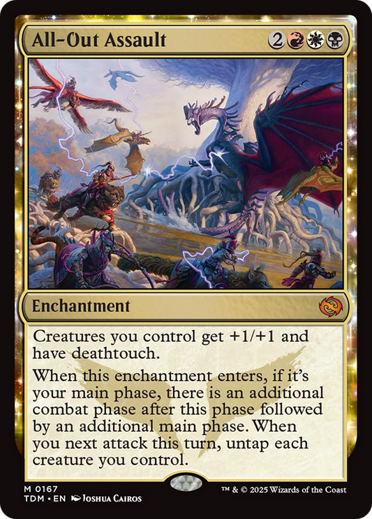 All-Out Assault [Tarkir: Dragonstorm] [Foil]