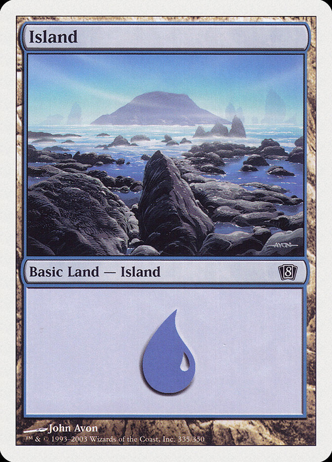 Island (335) [Eighth Edition] [Foil]