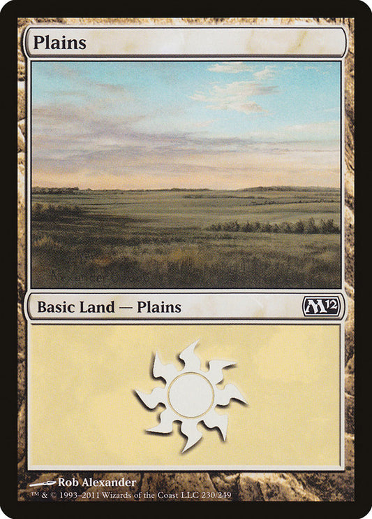 Plains (230) [Core Set 2012] [Foil]