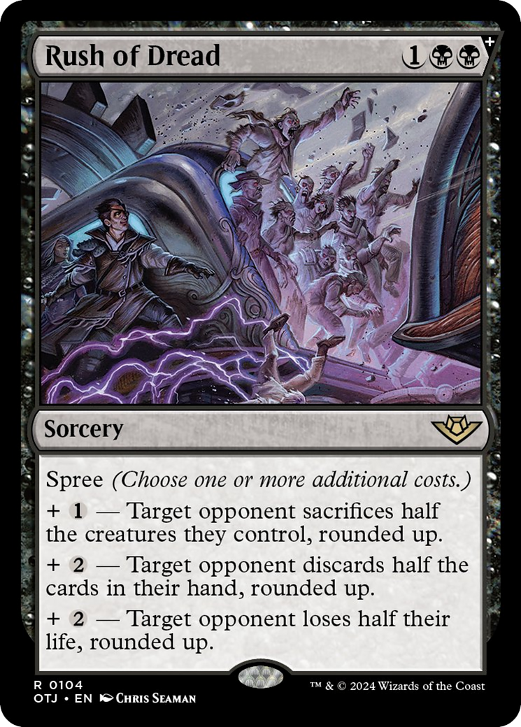Rush of Dread [Outlaws of Thunder Junction] [Foil]