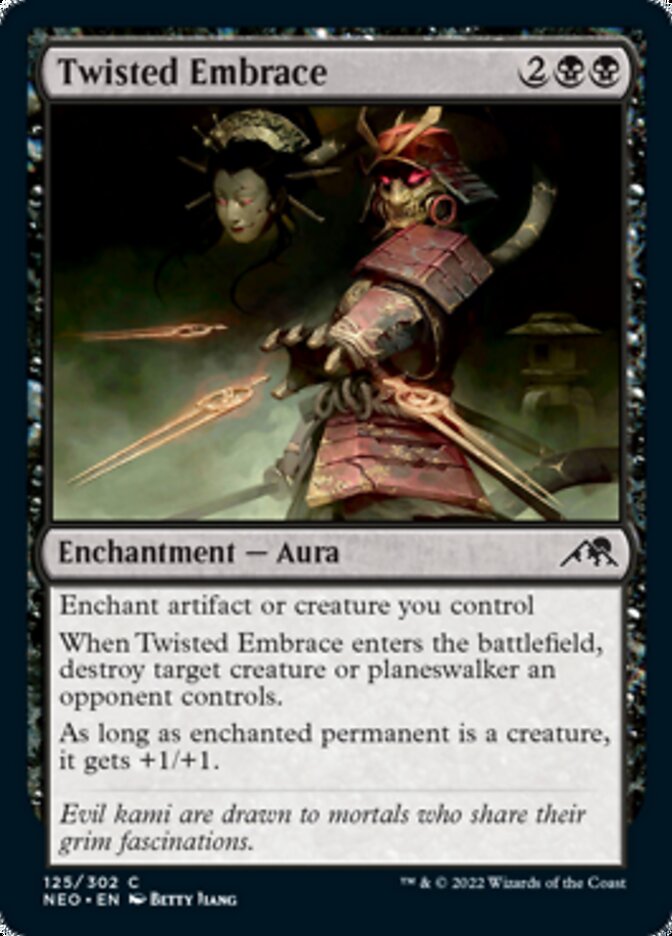 Twisted Embrace [Kamigawa: Neon Dynasty] [Foil]