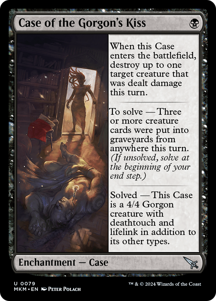 Case of the Gorgon's Kiss (Red) [Murders at Karlov Manor] [Foil]